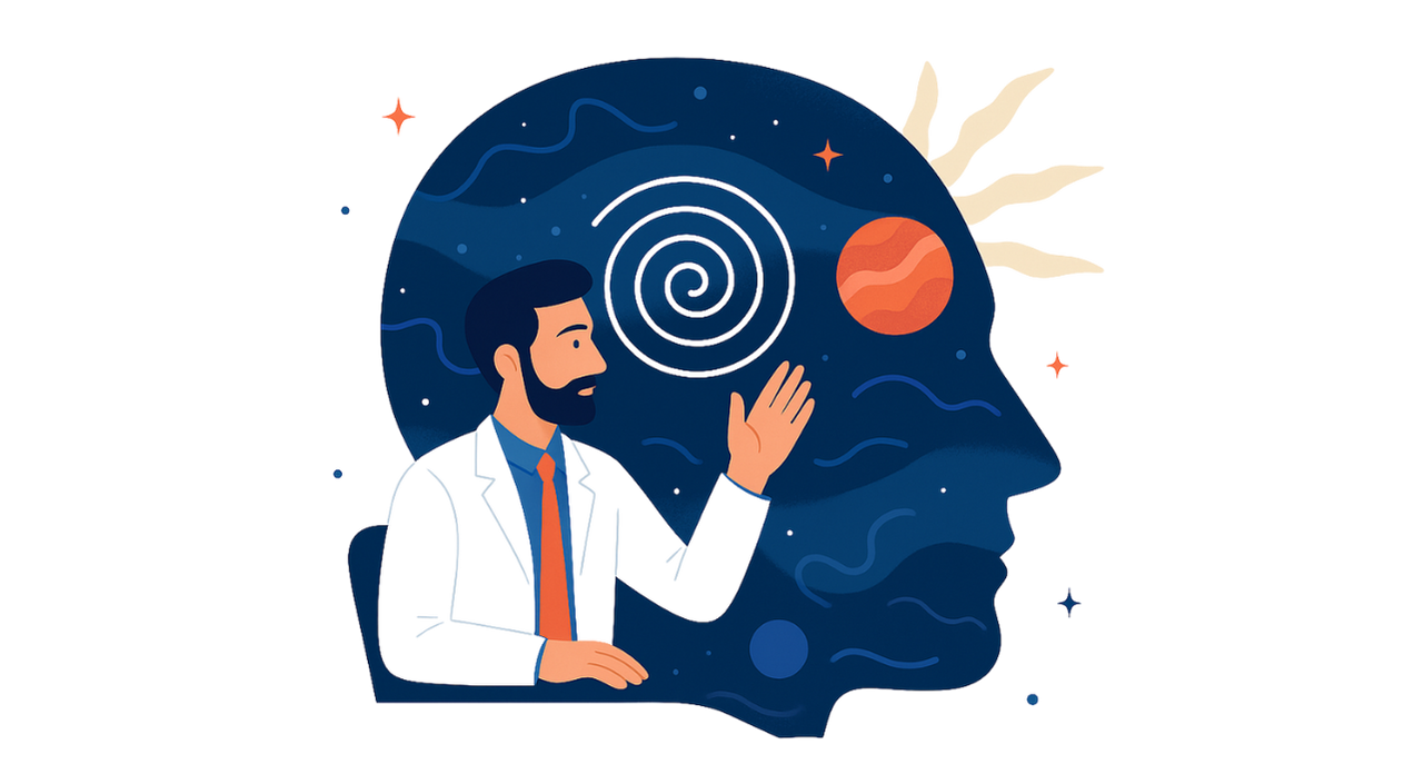 Illustration évoquant l'hypnose